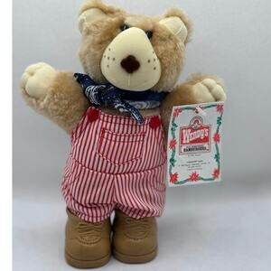 Dudley Furskin Bear 7" Plush 1986 Wendy's Kids Meal Toy